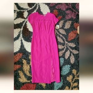 PAPELL BOUTIQUE Evening Size 8 Long 100% Silk Dress